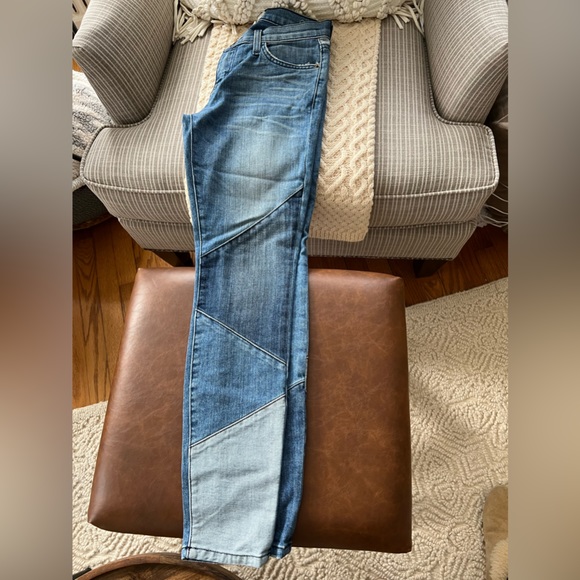 Current Elliott patchwork jeans sz26 - Picture 4 of 5